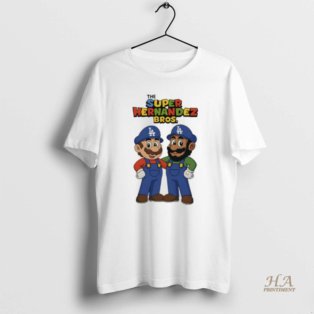 Official The Super Hernandez Bros Kike Hernandez And Teoscar Hernandez Dodgers Shirt Hoodie Sweatshirt | PurePodTees.com
