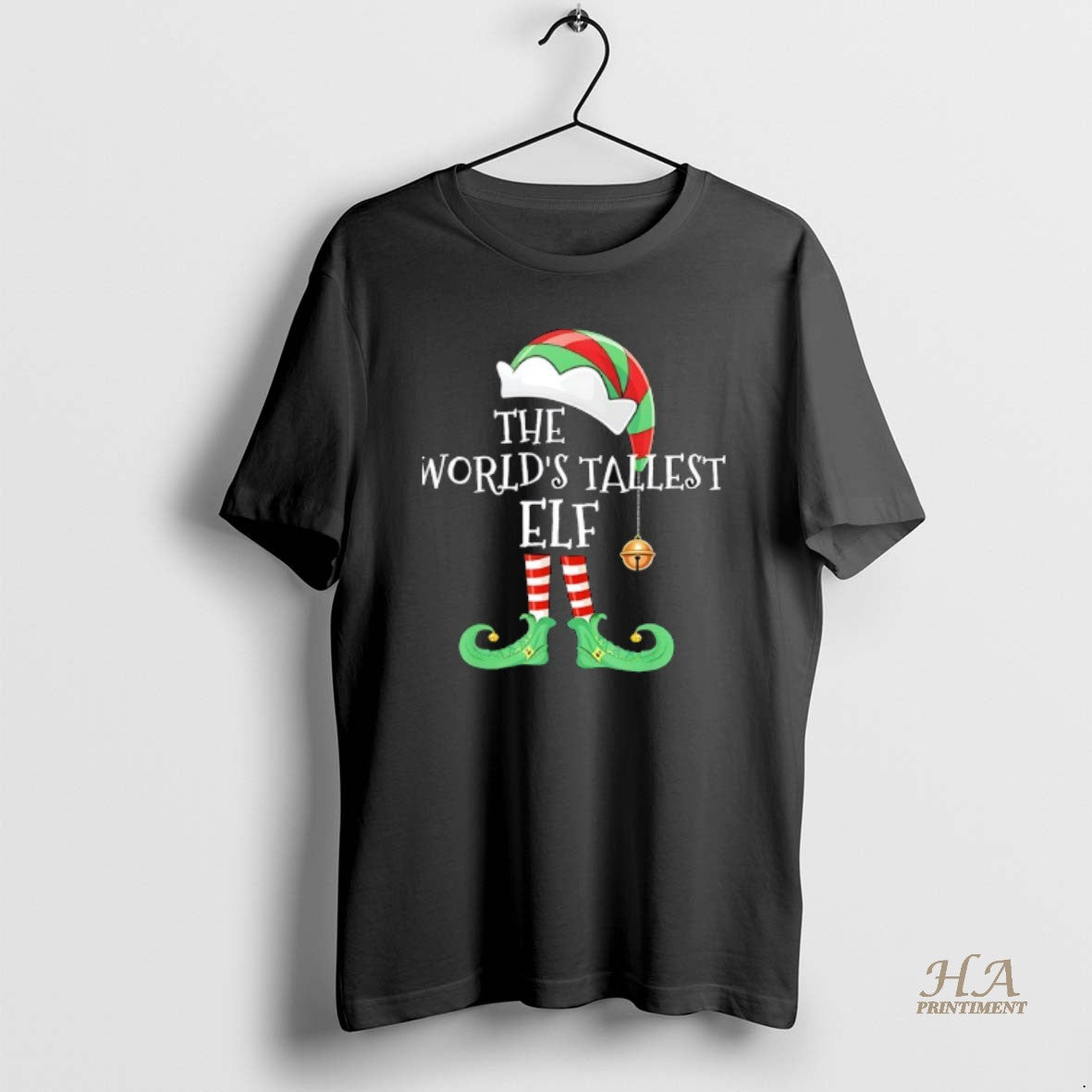 Official The Worlds Tallest Elf Matching Family Group Christmas Elf Shirt Hoodie Sweatshirt | PurePodTees.com