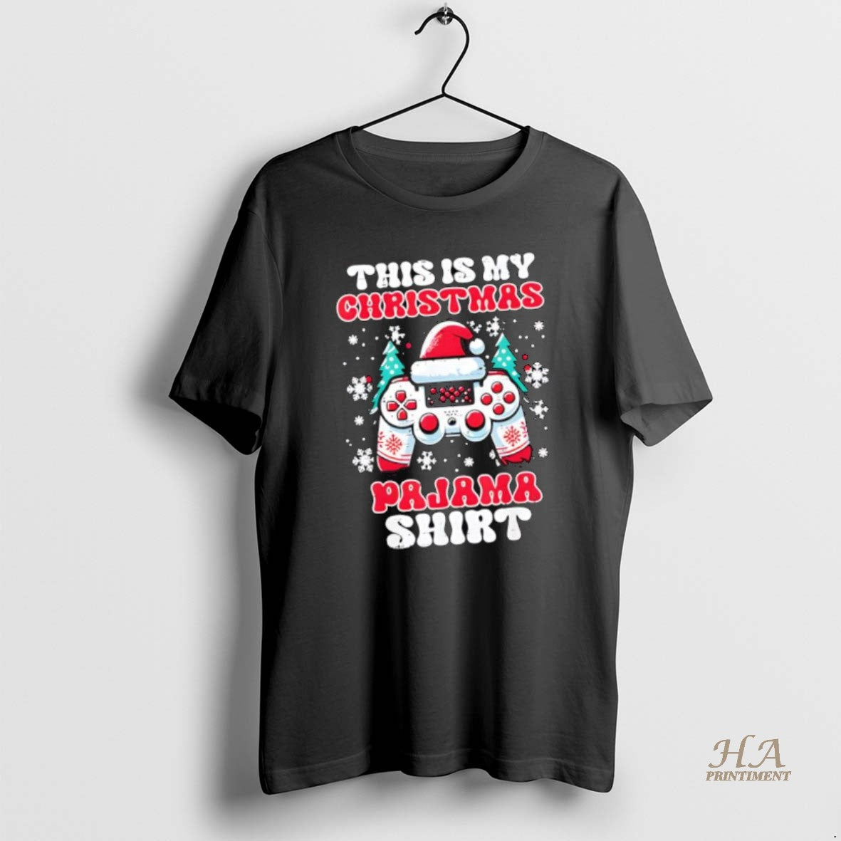 Official This My Christmas Pajama Gaming Xmas Shirt Hoodie Sweatshirt | PurePodTees.com