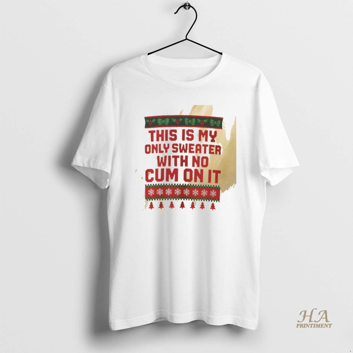 Official This Is My Only With No Cum On It Christmas Shirt Hoodie Sweatshirt | PurePodTees.com
