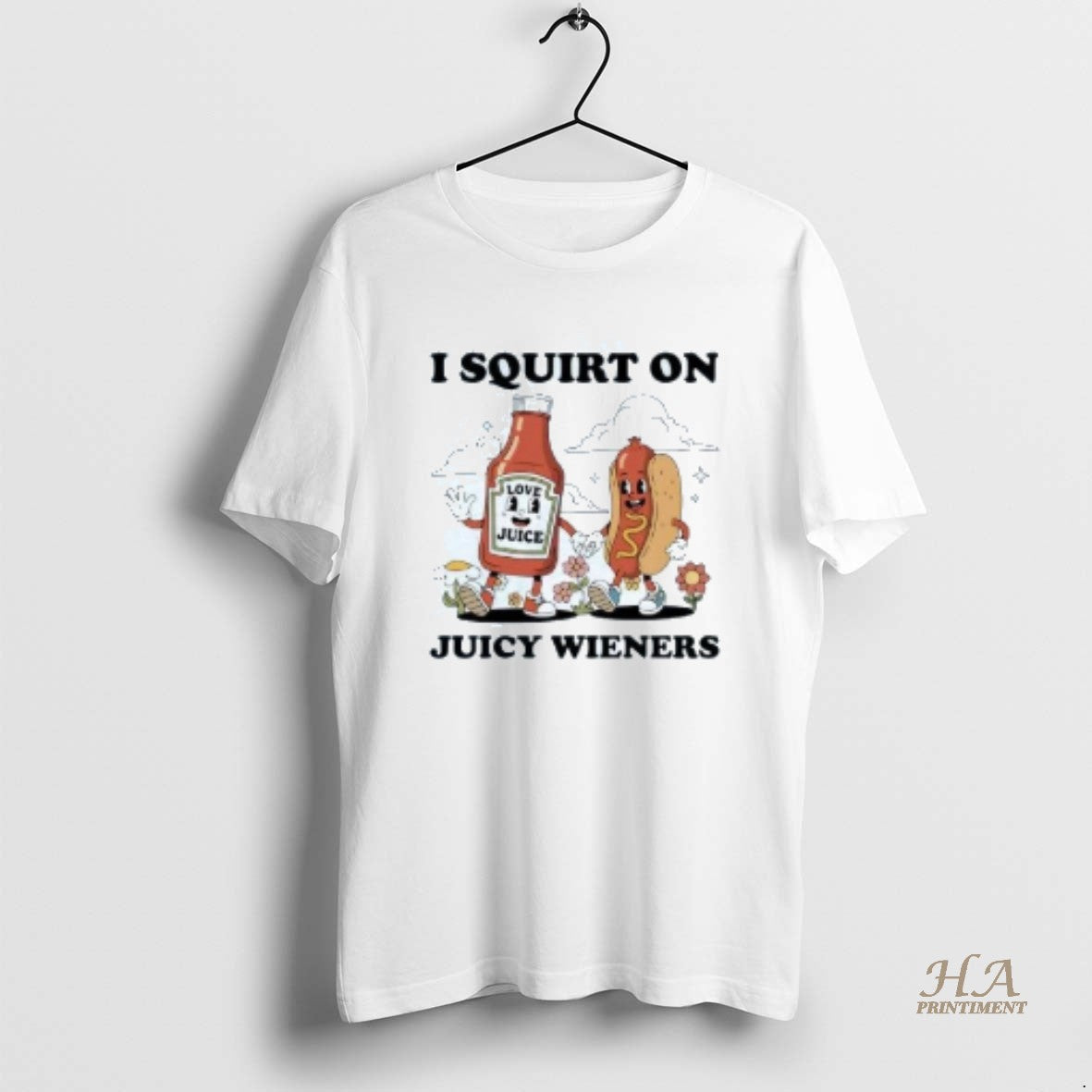 Official Tomato Ketchup I Squirt On Juicy Wieners Shirt Hoodie Sweatshirt | PurePodTees.com