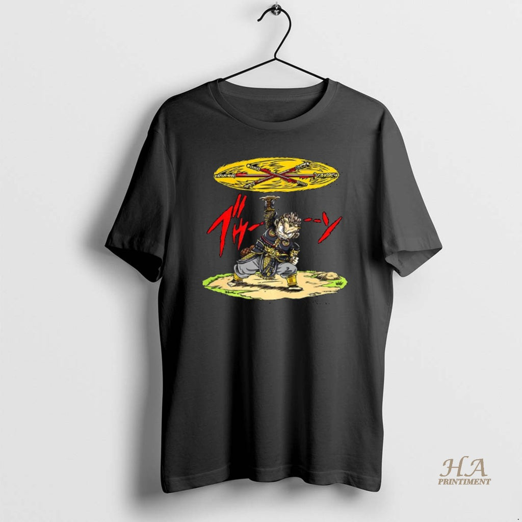 Official Ton Wukong Rotate The Stick As Desired Cartoon Shirt Hoodie Sweatshirt | PurePodTees.com