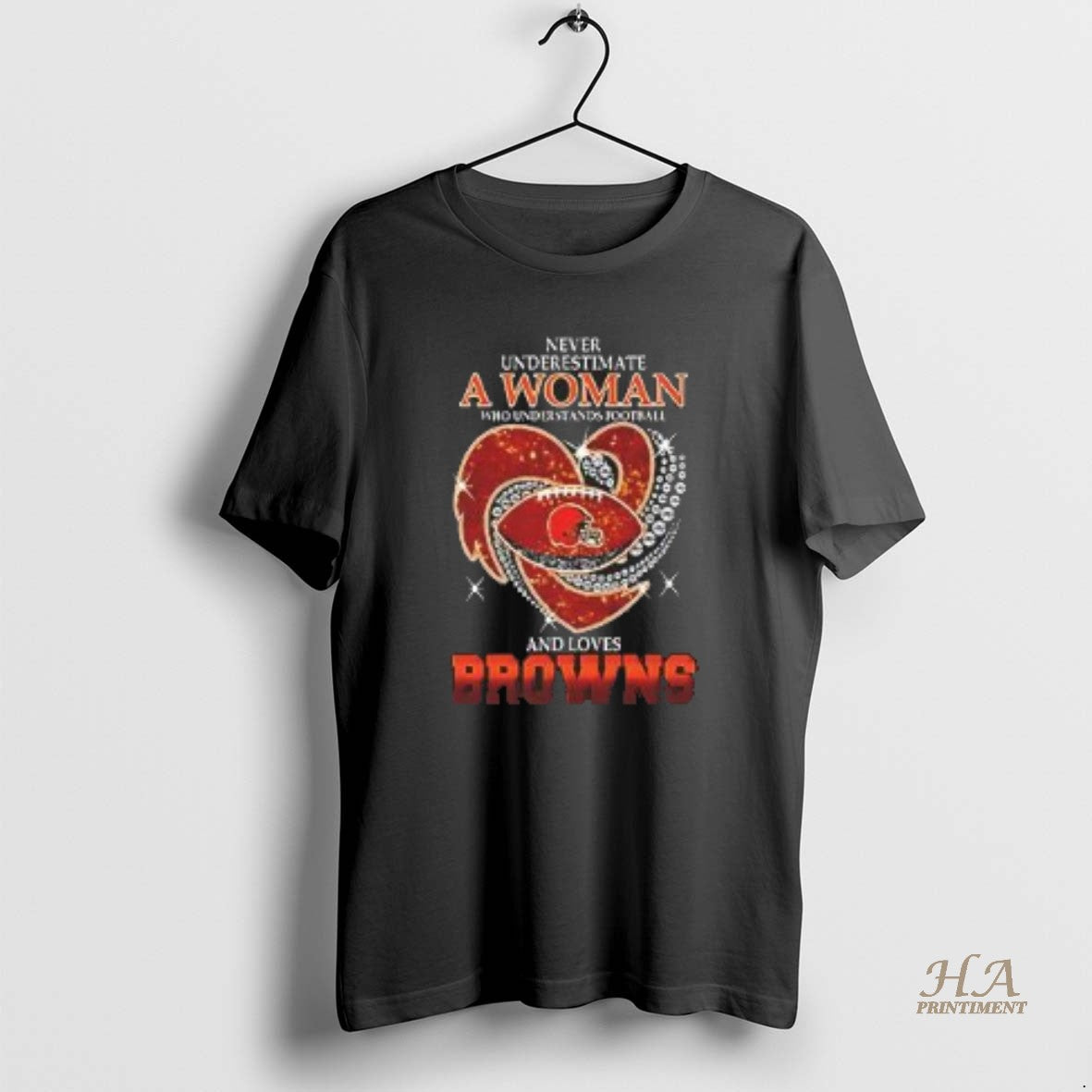 Official Top Never Underestimate A Woman Who Understands Football And Loves Cleveland Browns Style Shirt Hoodie Sweatshirt