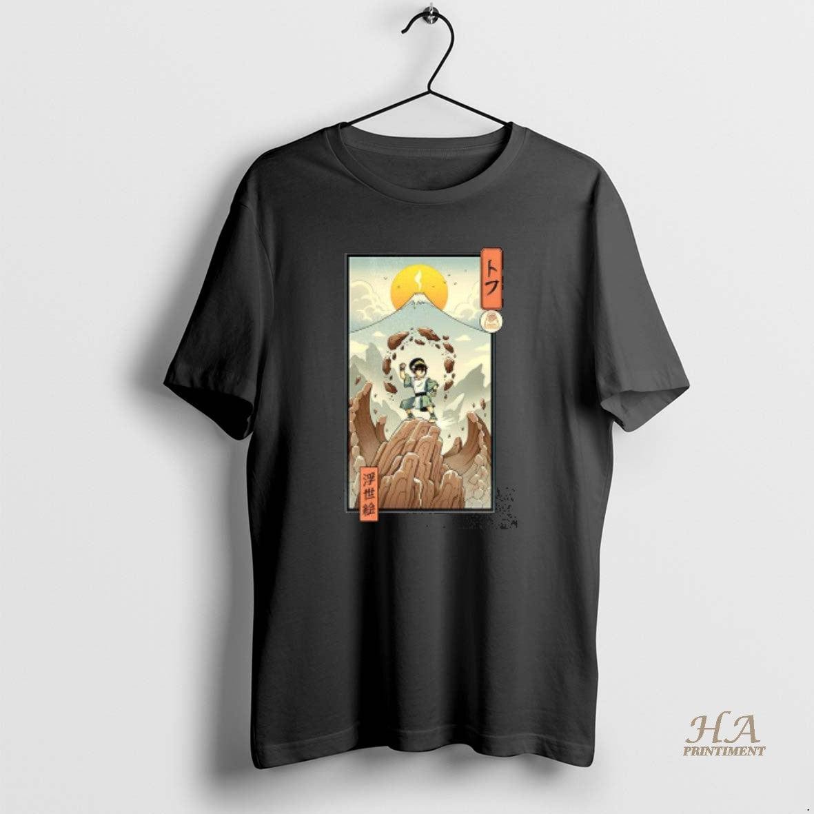 Official Toph Earth Nomad Avatar The Last Airbender Ukiyo E Shirt Hoodie Sweatshirt | PurePodTees.com