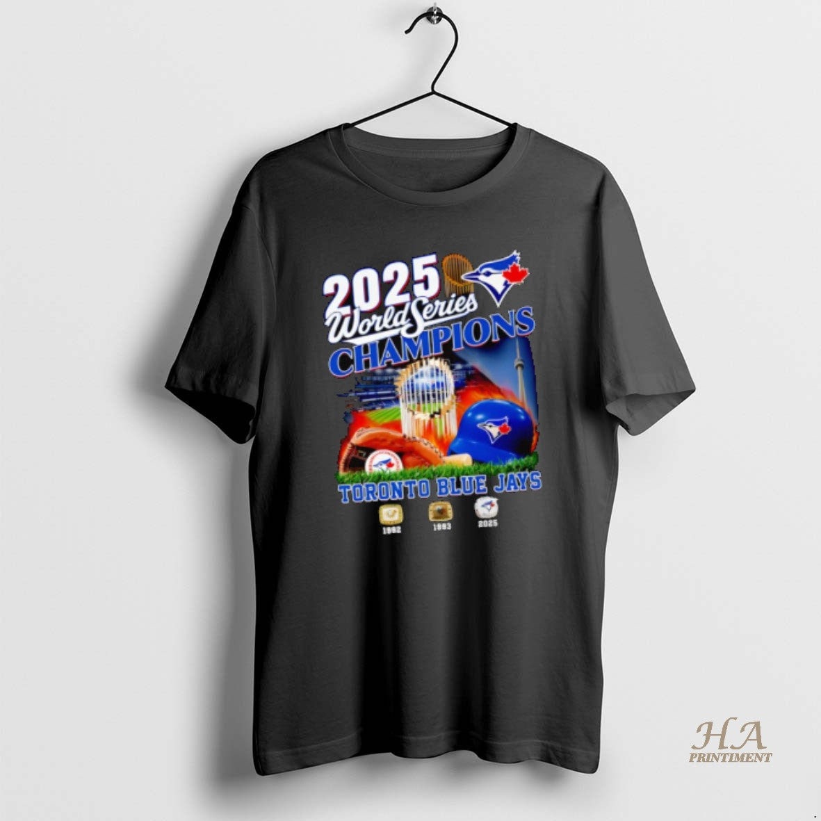 Official Toronto Blue Jays 2025 World Series Champions Collection Helmet Cup Logo Stadium Shirt Hoodie Sweatshirt