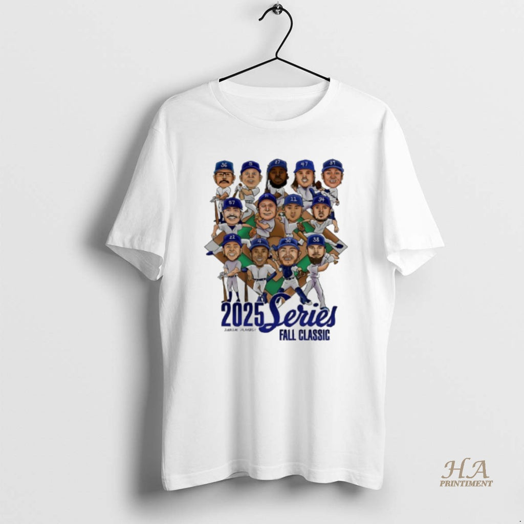 Official Toronto Blue Jays 2025 World Series Fall Classic Caricature Shirt Hoodie Sweatshirt | PurePodTees.com