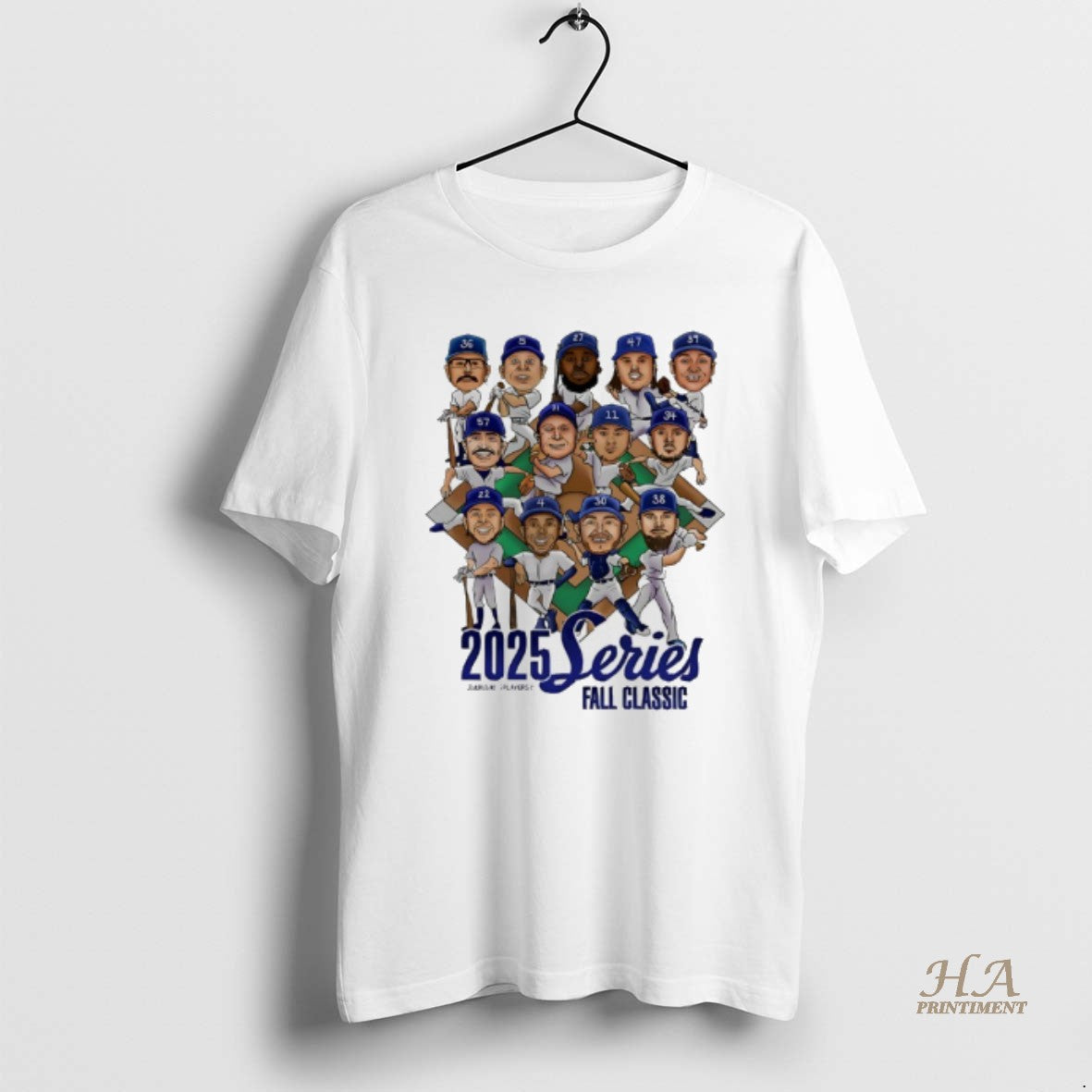 Official Toronto Blue Jays 2025 World Series Fall Classic Caricature Shirt Hoodie Sweatshirt | PurePodTees.com