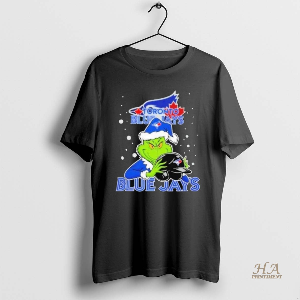 Official Toronto Blue Jays Baseball Grinch Holding Helmet Christmas 2025 Shirts Hoodie Sweatshirt | PurePodTees.com