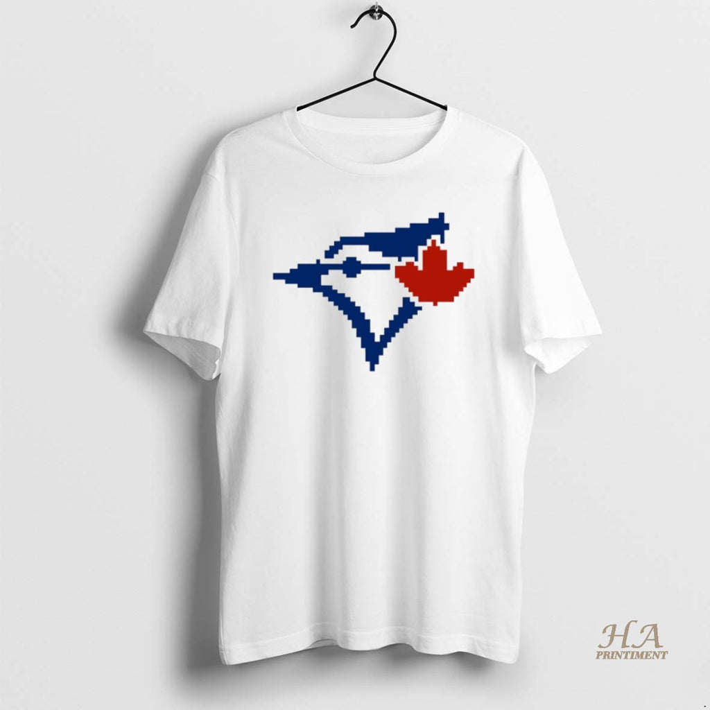 Official Toronto Blue Jays Mlb World Series 2025 Logo 8 Bit Shirt Hoodie Sweatshirt | PurePodTees.com