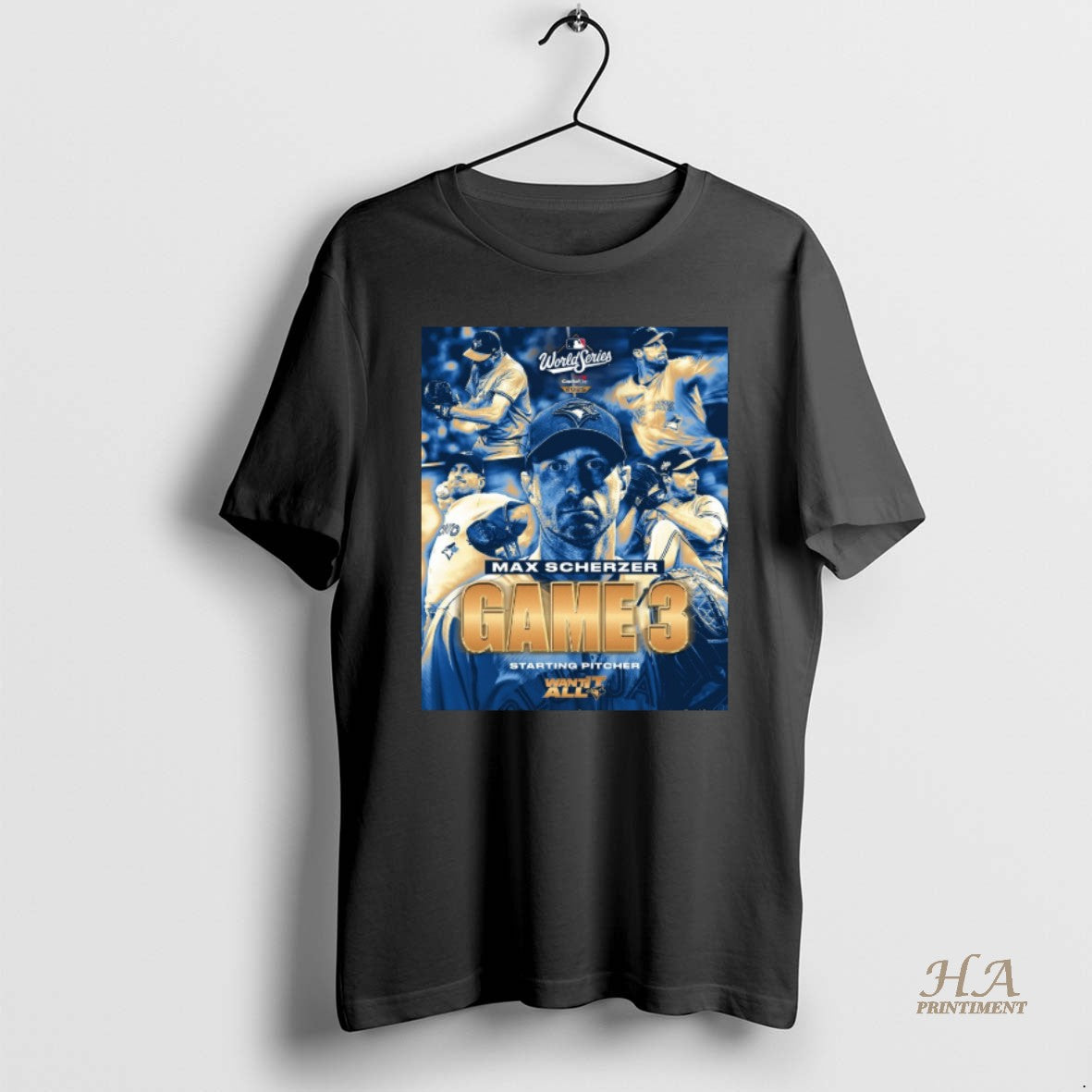 Official Toronto Blue Jays Max Scherzer Mlb World Series Game 3 Starting Pitcher Want It Shirt Hoodie Sweatshirt