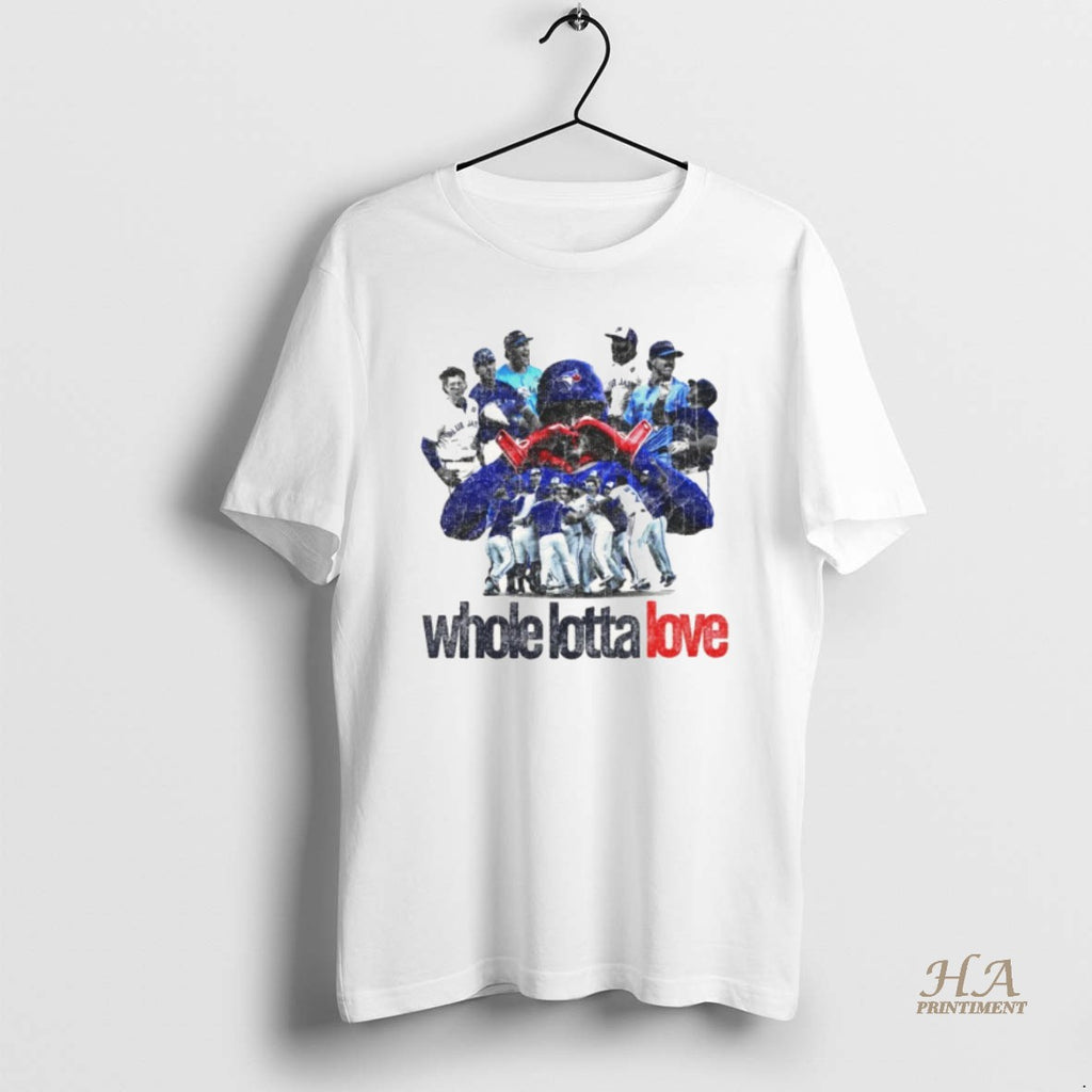 Official Toronto Blue Jays Whole Lotta Love Heart Team Boxy Mlb Baseball Vintage Shirt Hoodie Sweatshirt | PurePodTees.com