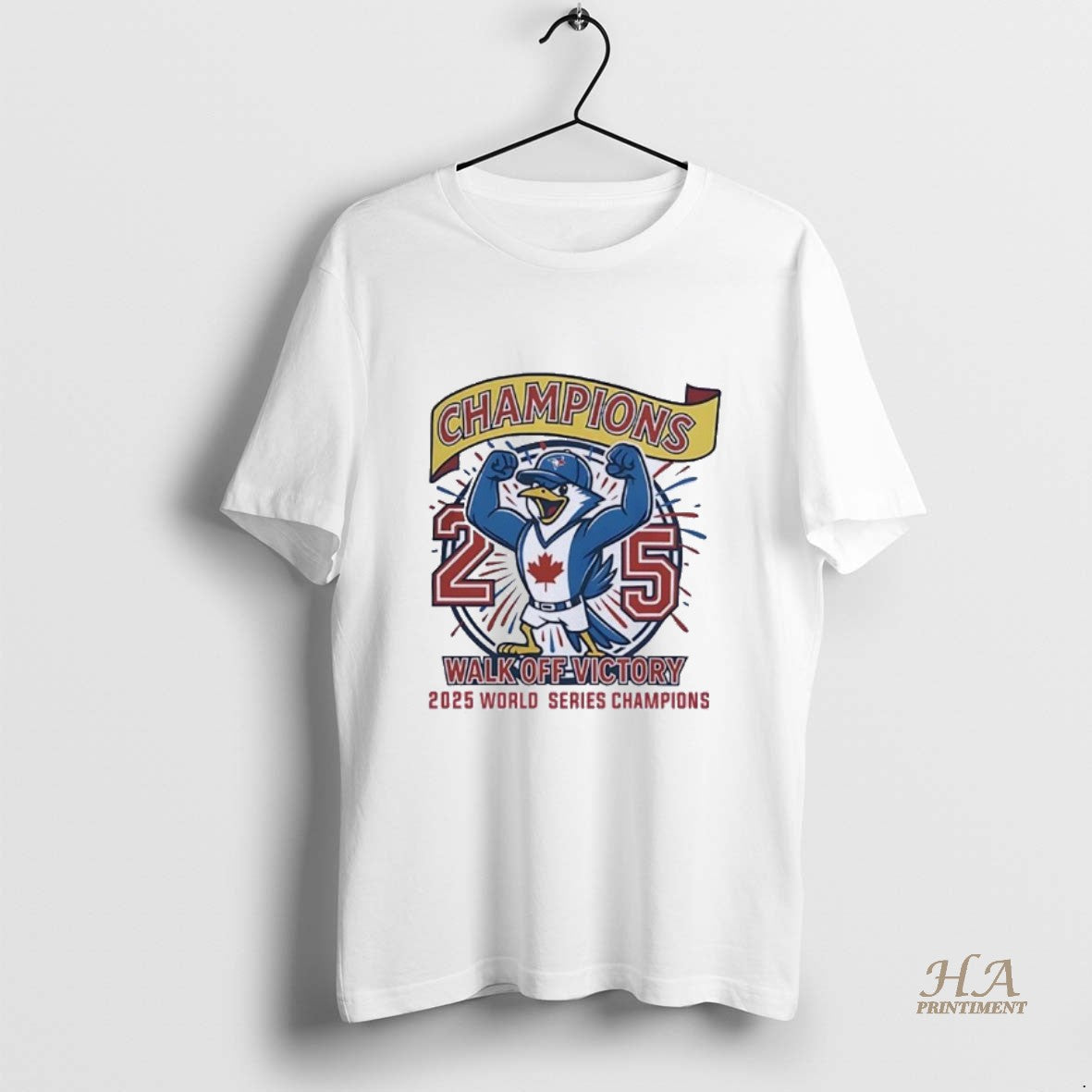 Official Toronto Blue Jays World Series Champions 2025 Walk Off Victory Shirt Hoodie Sweatshirt | PurePodTees.com