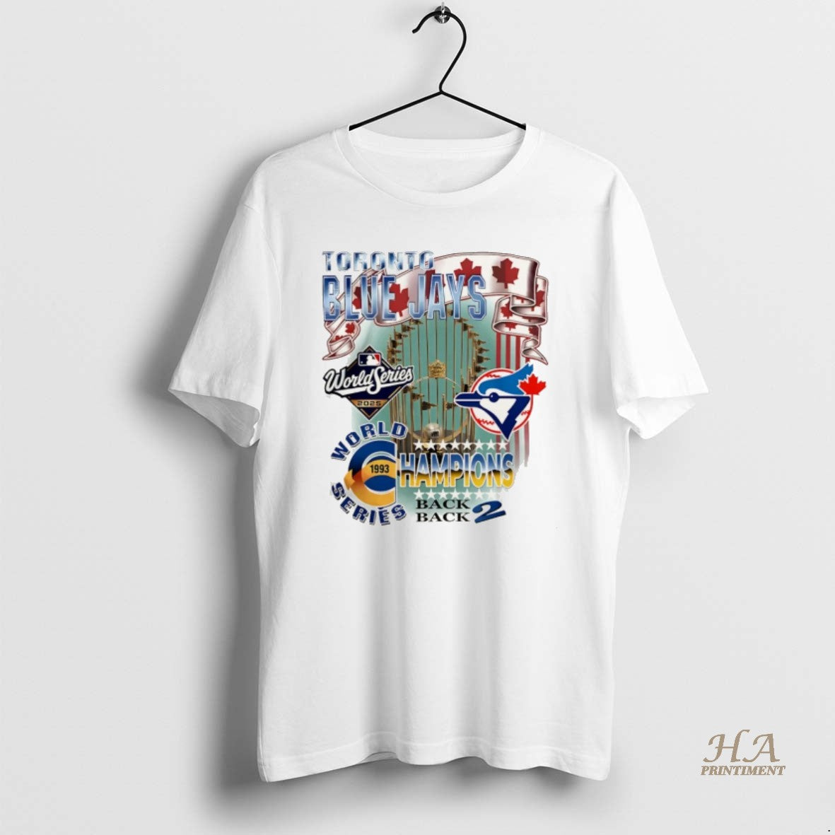 Official Toronto Blue Jays World Series Champions Back To Back 1993 2025 Christmas Shirt Hoodie Sweatshirt | PurePodTees.com