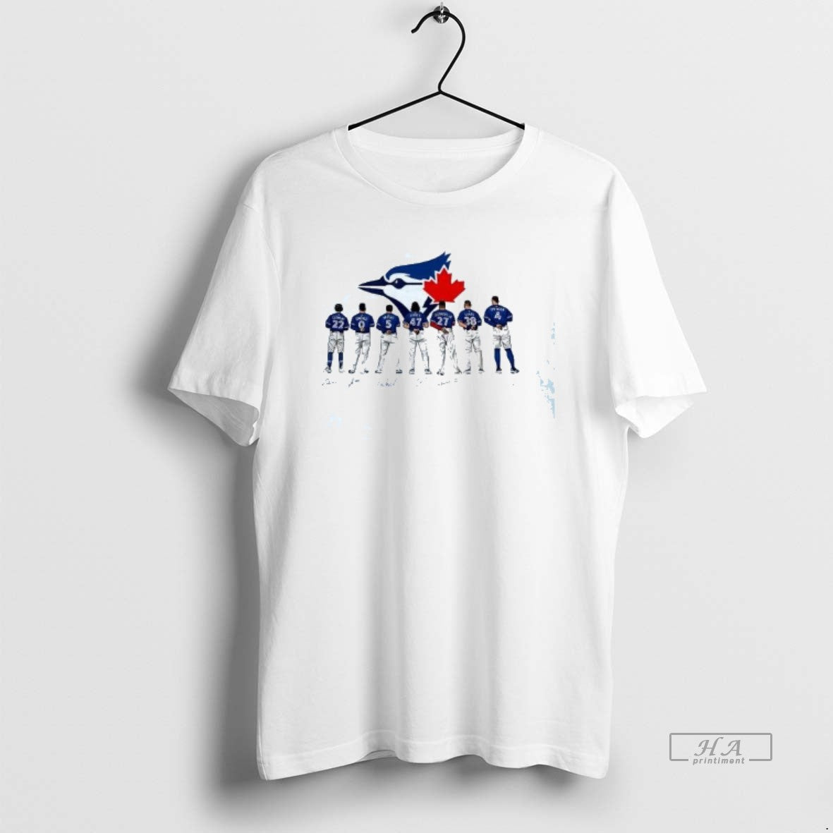 Official Toronto Blue Jays Players Lineup 2025 Shirt Hoodie Sweatshirt | PurePodTees.com