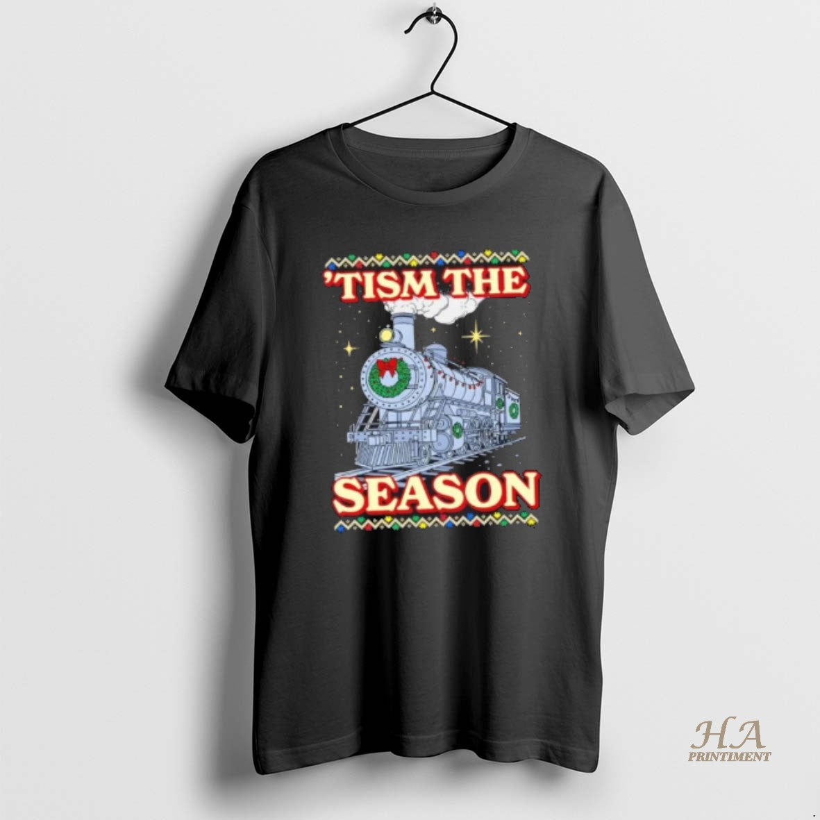 Official Train Tism The Season Merry Christmas Shirt Hoodie Sweatshirt | PurePodTees.com
