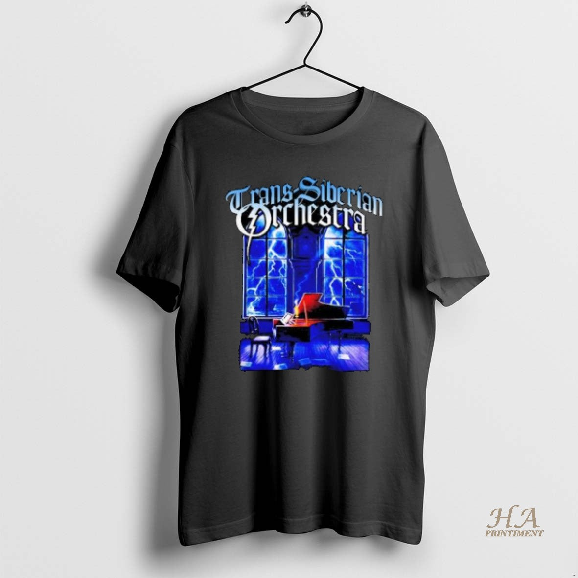 Official Trans Siberian Orchestra Piano 2025 Itin Circle Black Shirt Hoodie Sweatshirt | PurePodTees.com
