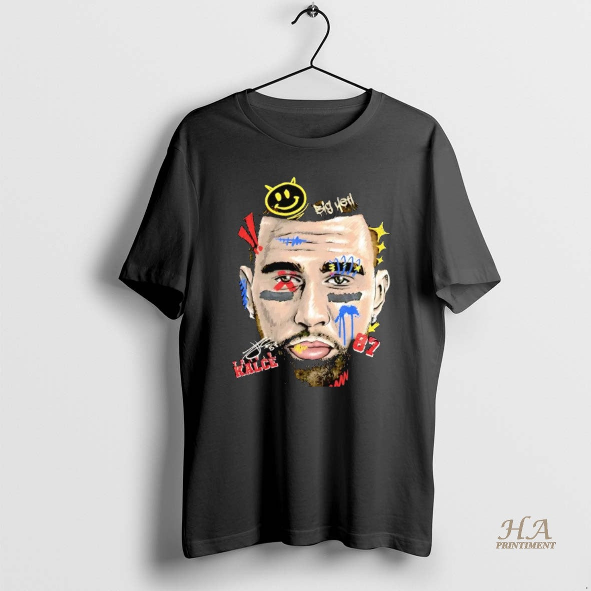 Official Travis Kelce Big Yeti Portrait Shirt Hoodie Sweatshirt | PurePodTees.com