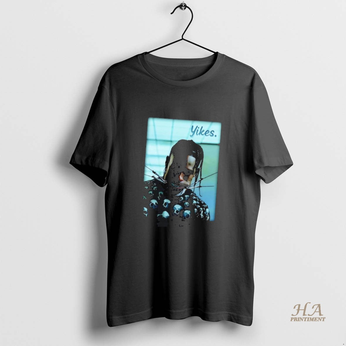 Official Travis Scott Yikes Portrait Shirt Hoodie Sweatshirt | PurePodTees.com