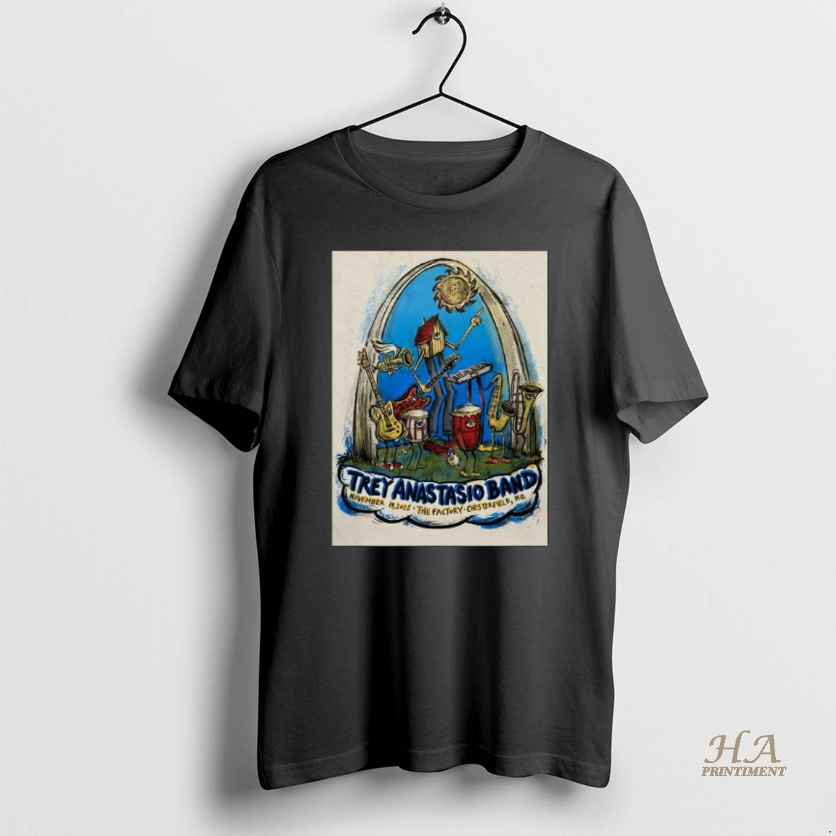 Official Trey Anastasio Band The Factory Chesterfield Mo November 19 2025 Long Sleve Shirt Hoodie Sweatshirt