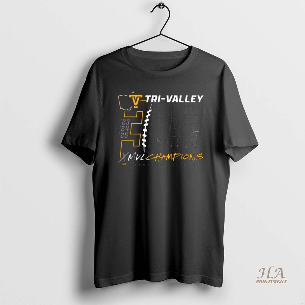 Official Tri Valley Football Mvl Champions 2025 Division Iii Football State Playoffs Shirt Hoodie Sweatshirt