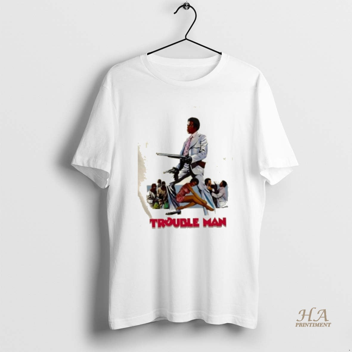 Official Trouble Man 1972 Robert Hooks Paul Winfield Vintage Shirt Hoodie Sweatshirt | PurePodTees.com