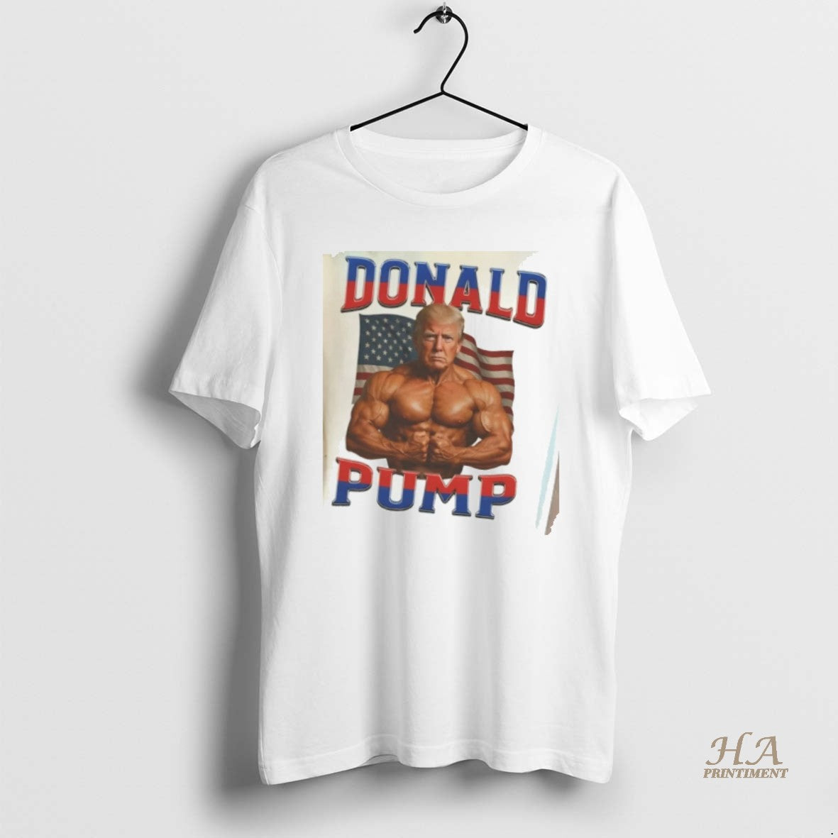 Official Trump Muscle Donald Pump Usa Flag Shirt Hoodie Sweatshirt | PurePodTees.com
