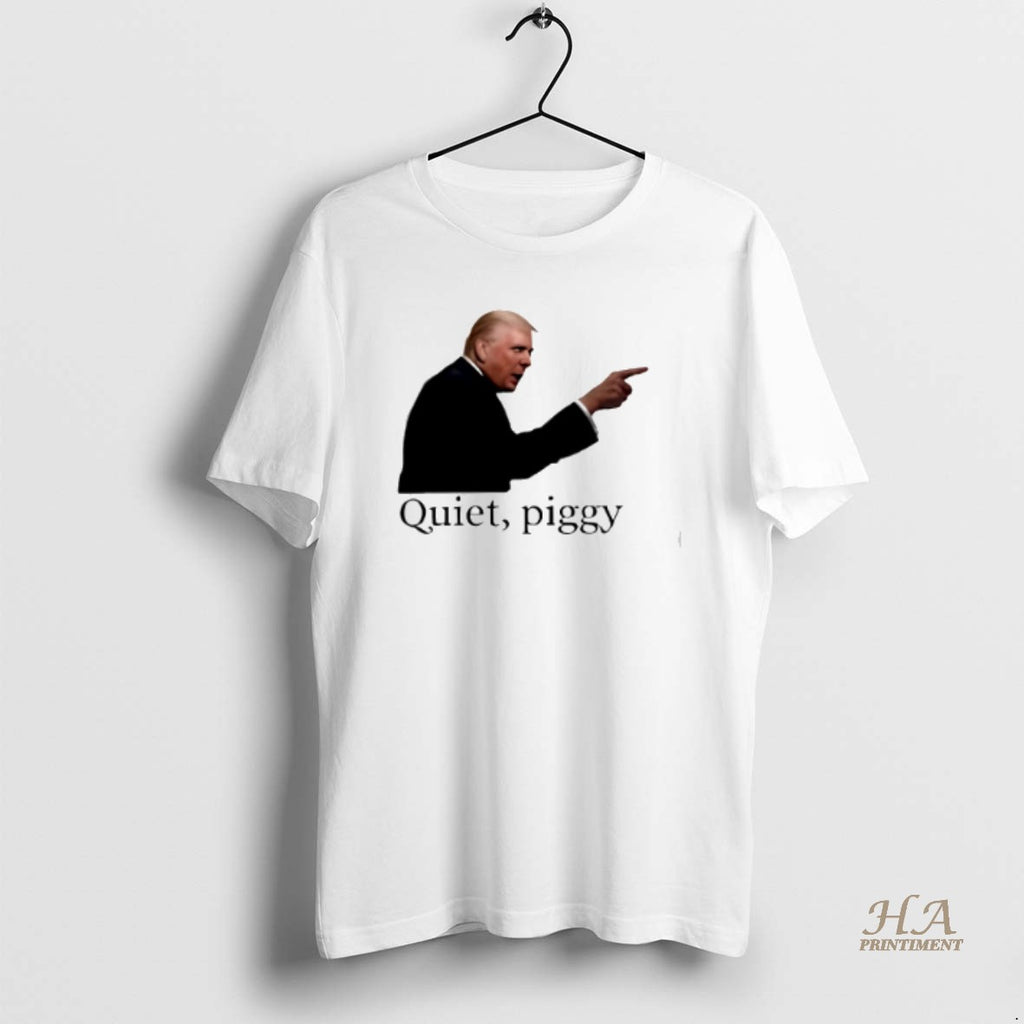 Official Trump Quiet Piggy Meme Shirt Hoodie Sweatshirt | PurePodTees.com