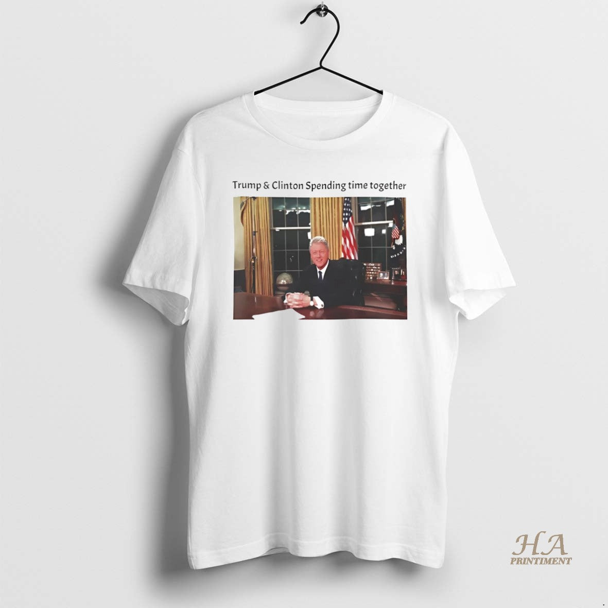 Official Trump And Clinton Spending Time Together Shirt Hoodie Sweatshirt | PurePodTees.com