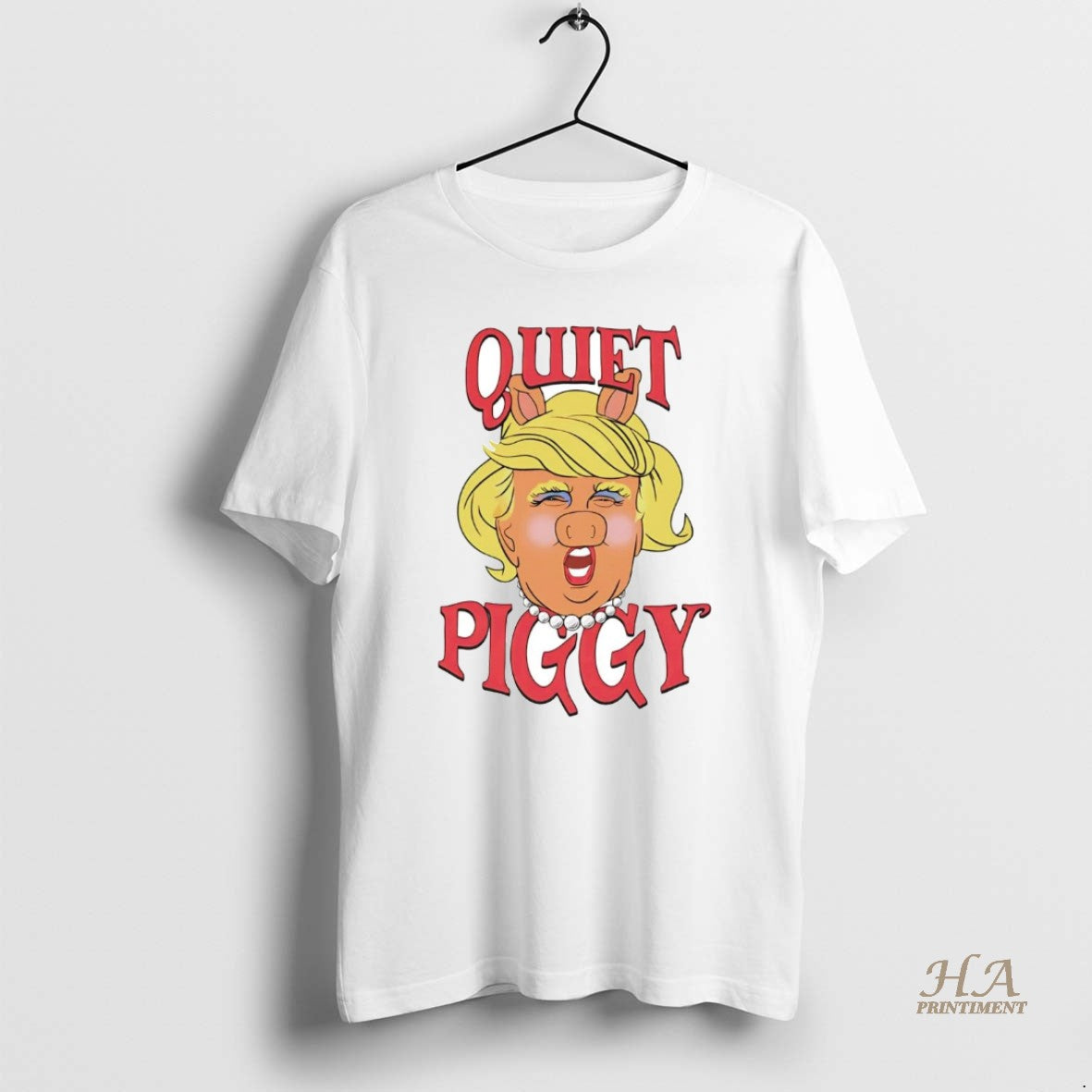 Official Trump Pig Quiet Piggy Anti Trump Shirt Hoodie Sweatshirt | PurePodTees.com
