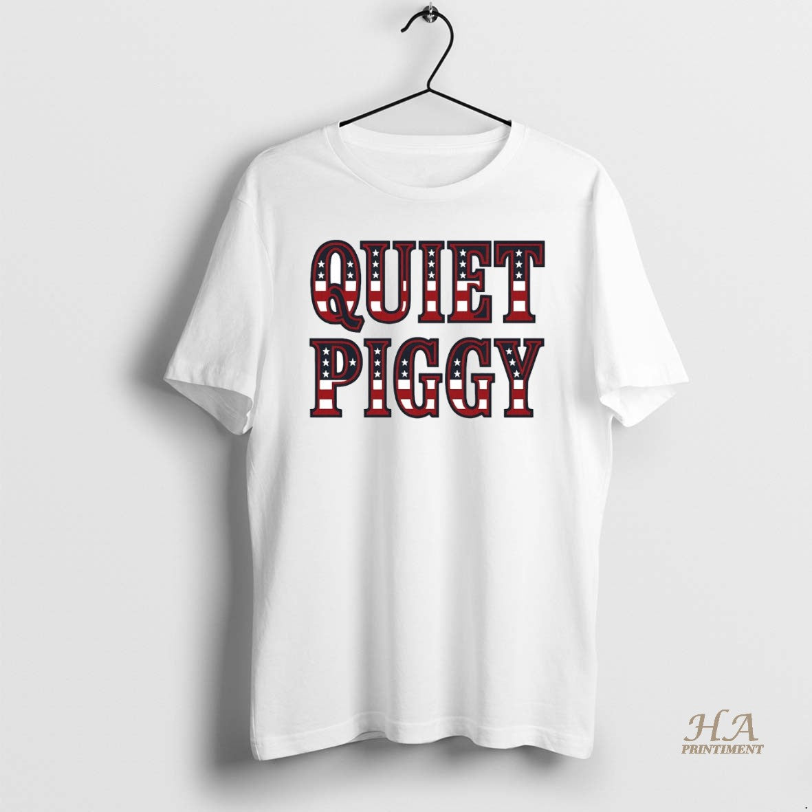 Official Trump Quiet Piggy Usa Flag Shirt Hoodie Sweatshirt | PurePodTees.com