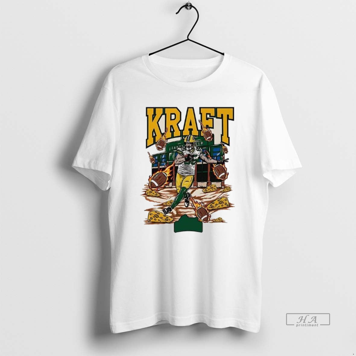 Official Tucker Kraft Green Bay Packers Football Lambeau Field Cheese Shirt Hoodie Sweatshirt | PurePodTees.com