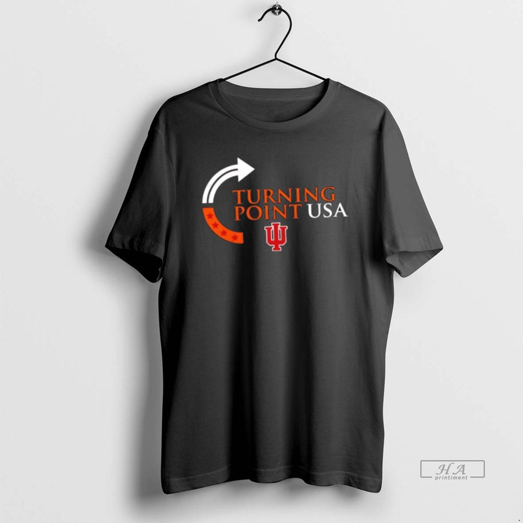 Official Turning Point Usa Charlie Kirk X Indiana University Bloomington 2 Sided