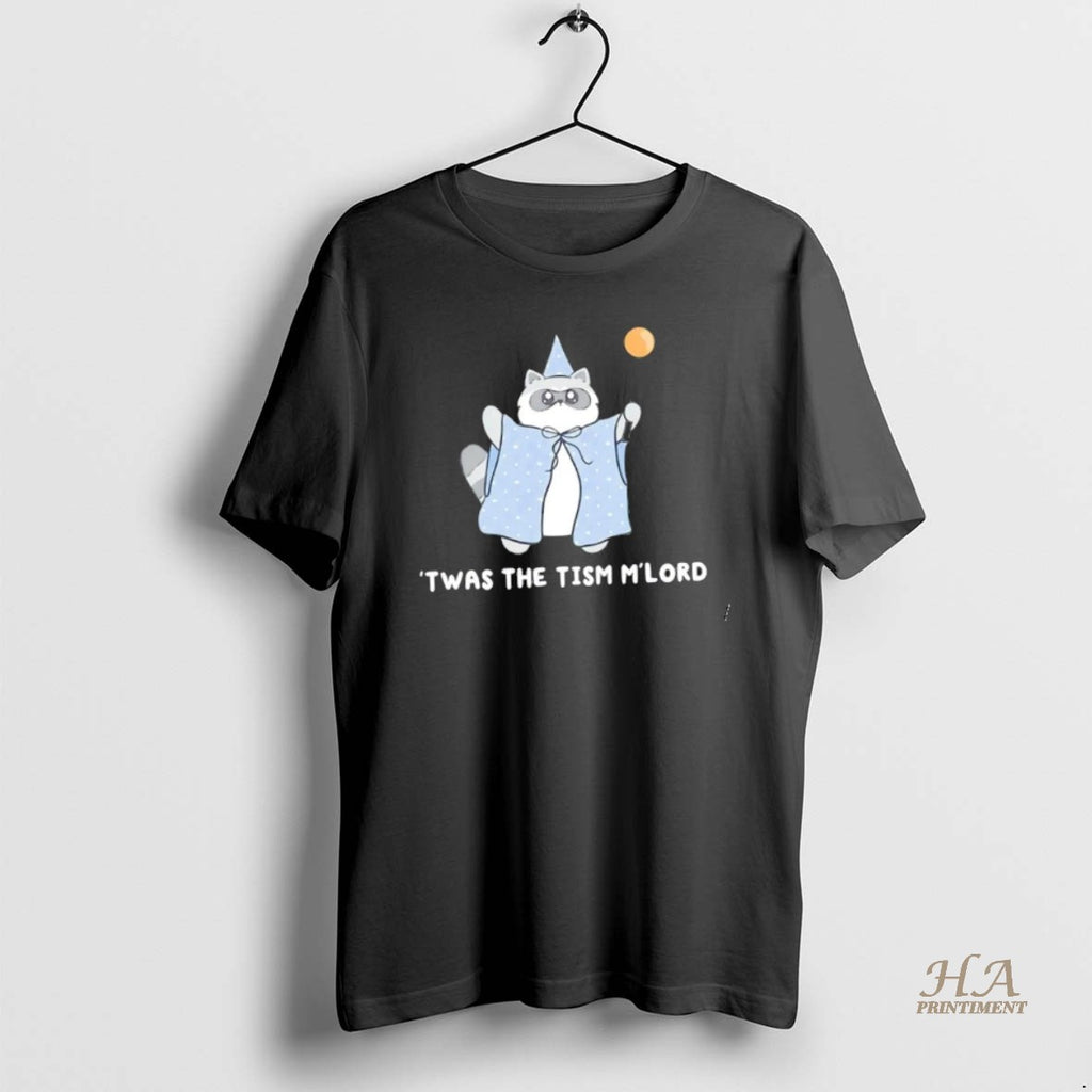 Official Twas The Tism Mlord Raccoon Shirt Hoodie Sweatshirt | PurePodTees.com
