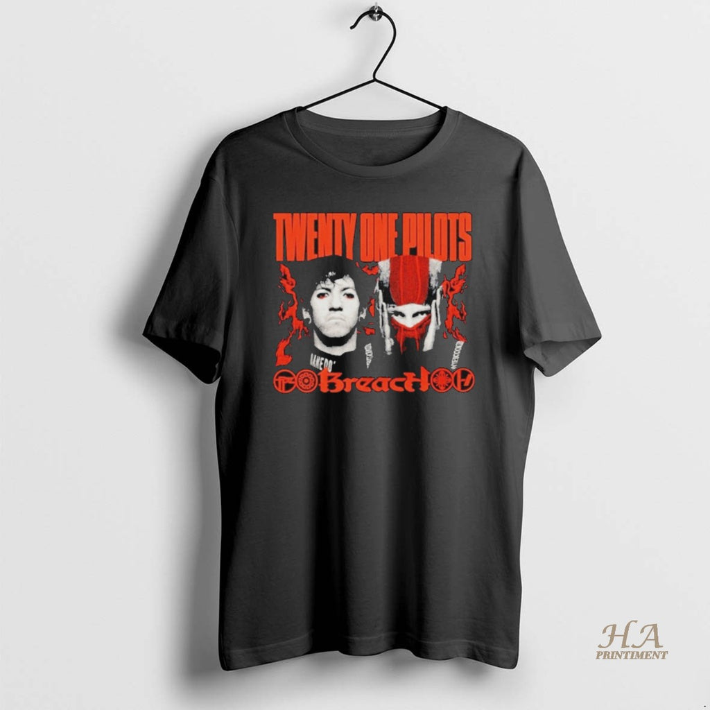 Official Twenty One Pilots Breach Tour 2025 Shirt Hoodie Sweatshirt | PurePodTees.com