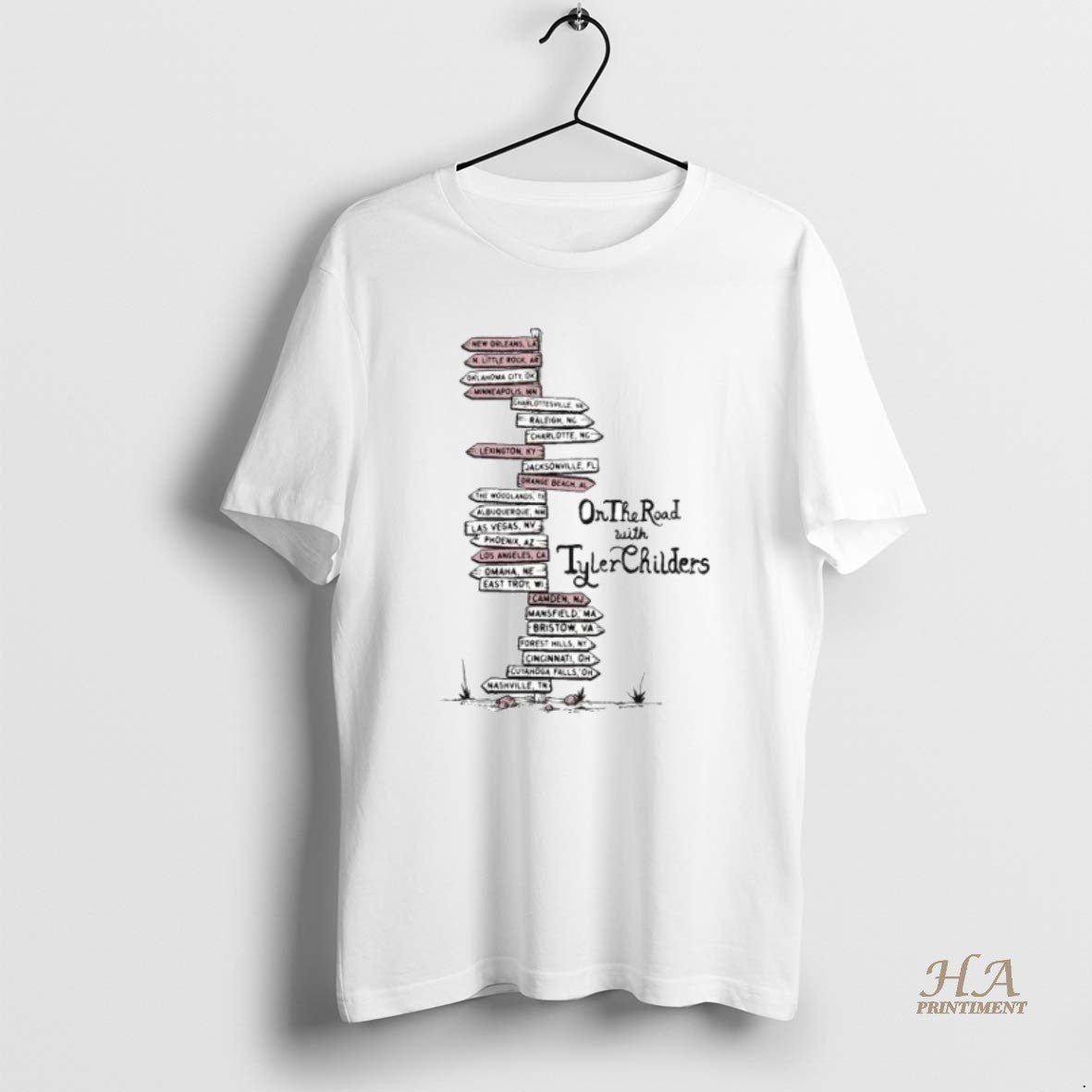 Official Tyler Childers On The Road Tour 2025 Shirt Hoodie Sweatshirt | PurePodTees.com
