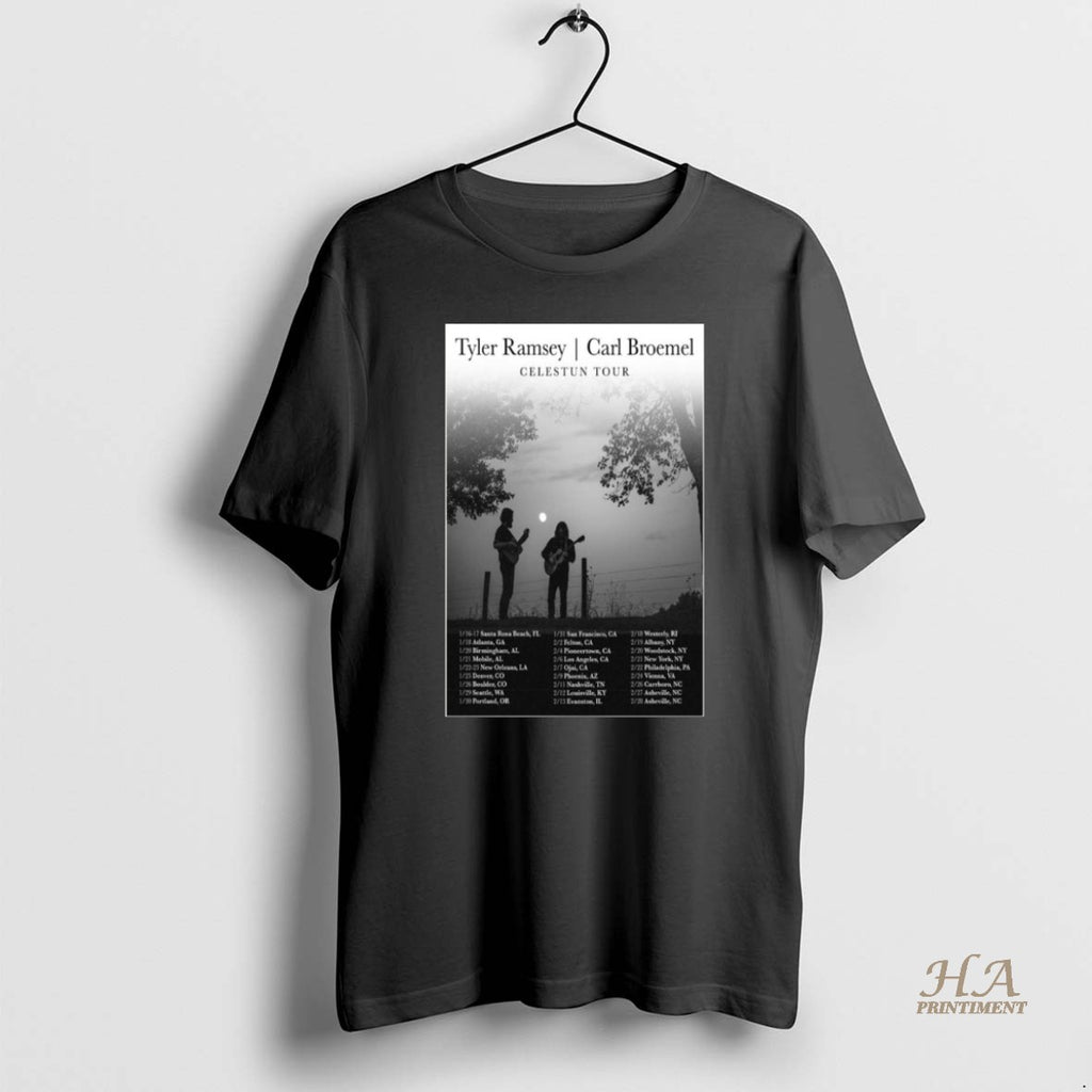 Official Tyler Ramsey Carl Broemel Celestun Tour 2026 Shirt Hoodie Sweatshirt | PurePodTees.com