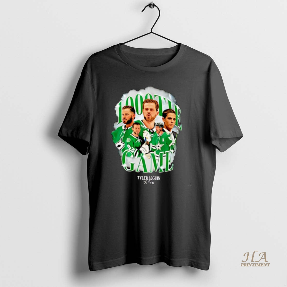 Official Tyler Seguin Dallas Stars 1000th Game Graphic Christmas Shirt Hoodie Sweatshirt | PurePodTees.com