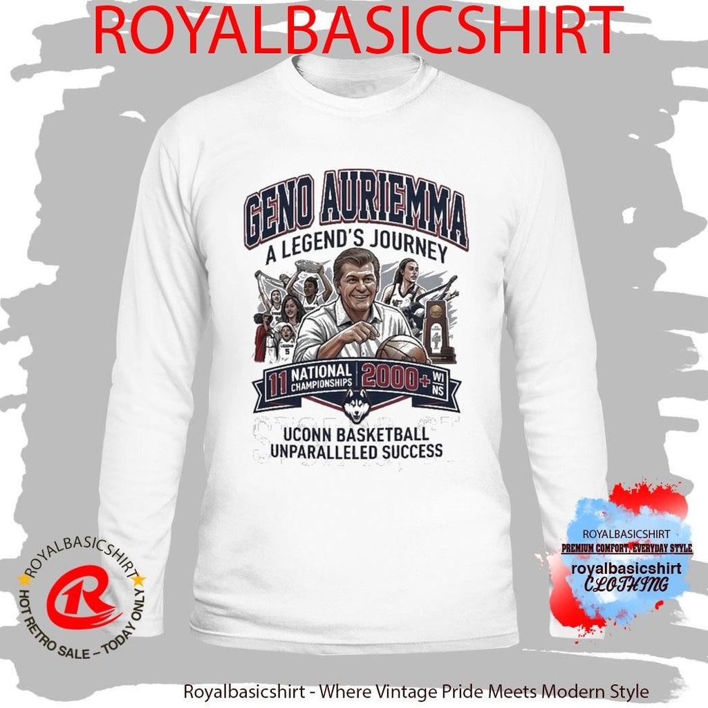 UConn Coach Geno Auriemma Sport Shirt