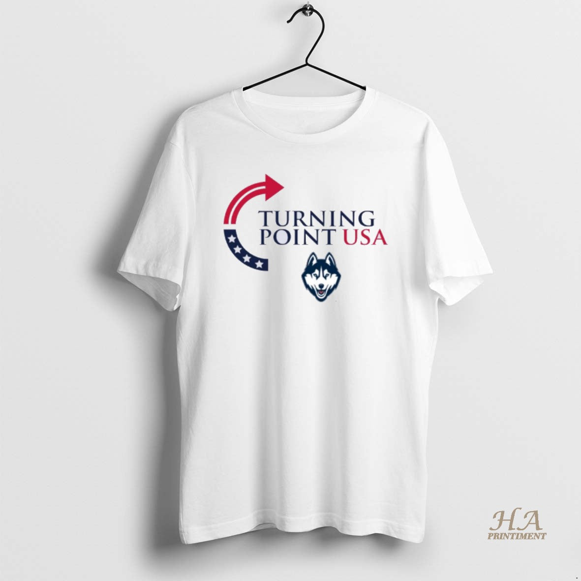 Official Uconn Huskies Turning Point Usa Shirt Hoodie Sweatshirt | PurePodTees.com