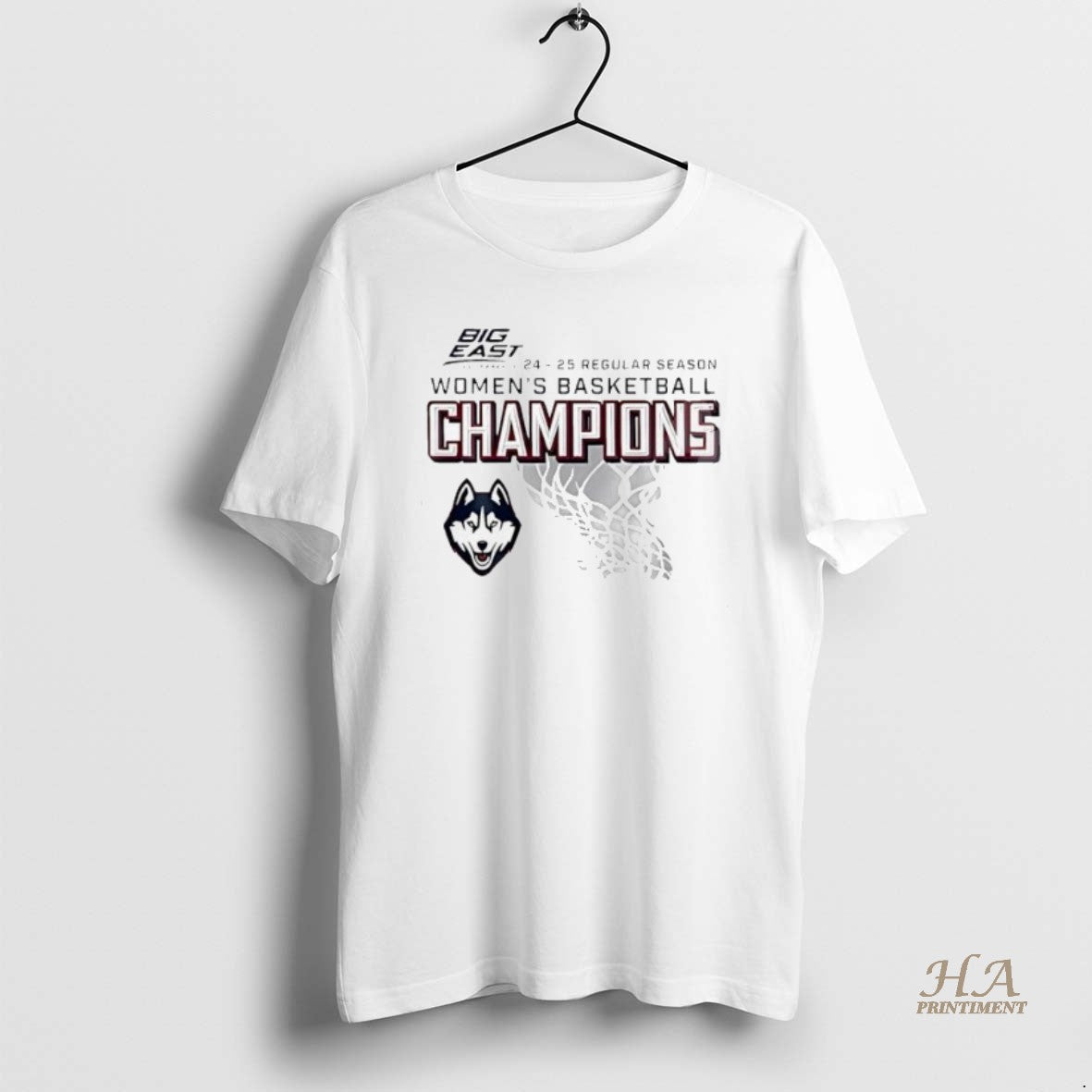 Official Uconn Huskies X Big East Wbb Season 24 25 Tournament Champions 2025 Shirt Hoodie Sweatshirt | PurePodTees.com