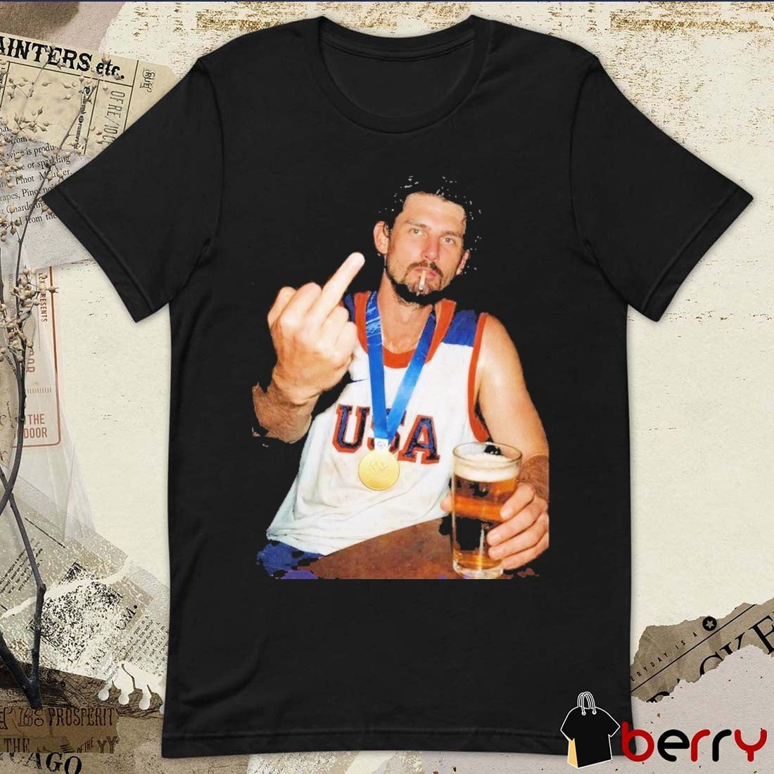 USA Hockey Connor Hellebuyck After Hours Drunk and Smoke Middle Finger t-shirt