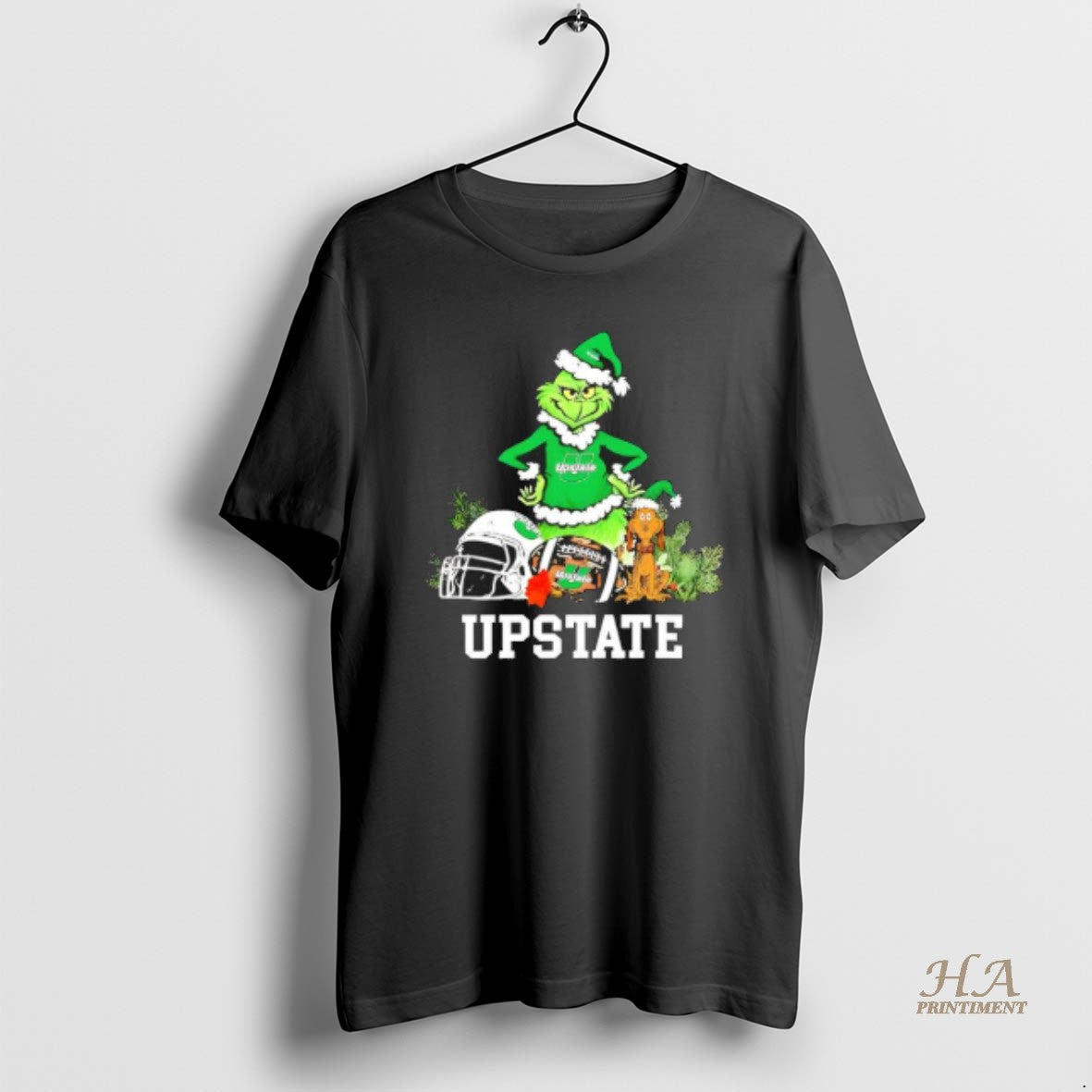 Official Usc Upstate The Grinch And Max Helmet Christmas 2025 Shirt Hoodie Sweatshirt | PurePodTees.com