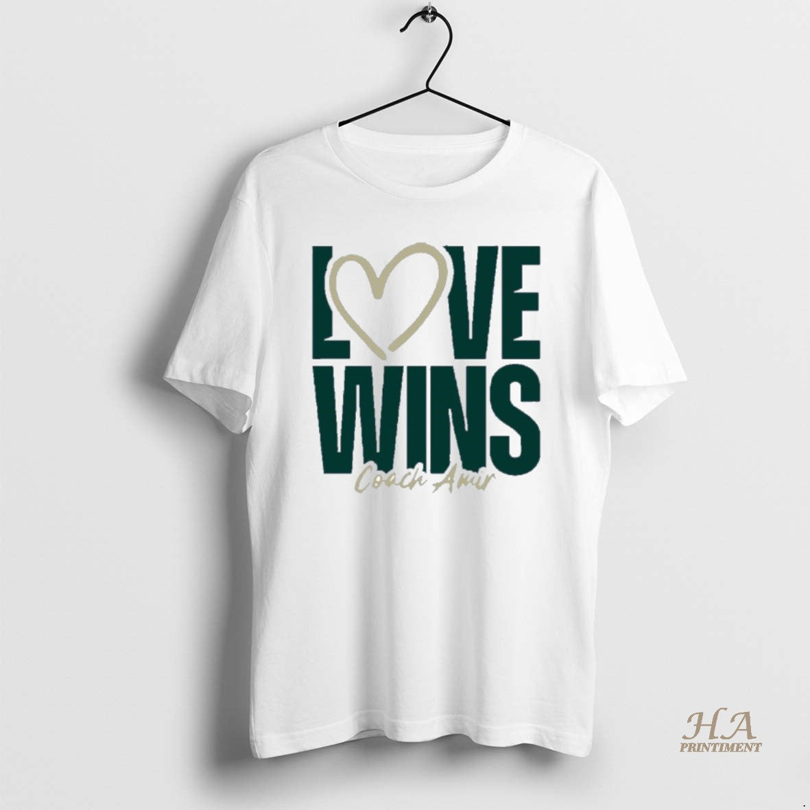 Official Usf Bulls Basketball Love Wins Coach Amir Shirt Hoodie Sweatshirt | PurePodTees.com