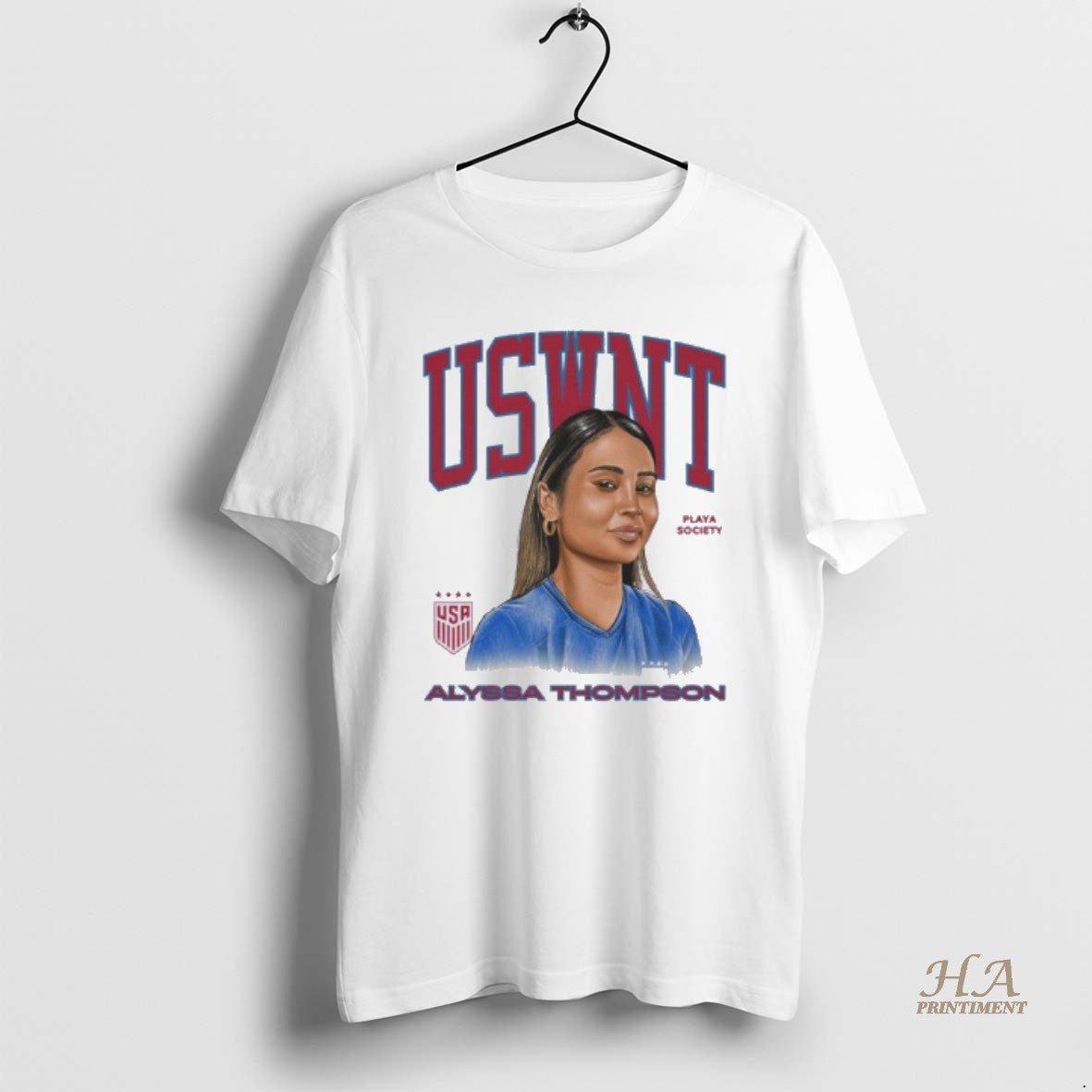 Official Uswnt Alyssa Thompson Player Shirt Hoodie Sweatshirt | PurePodTees.com