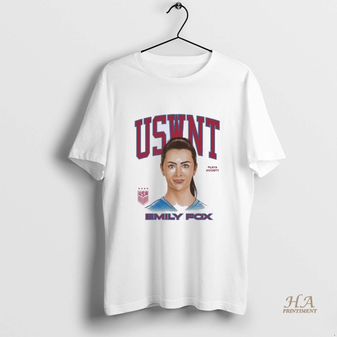 Official Uswnt Emily Fox Player Shirt Hoodie Sweatshirt | PurePodTees.com