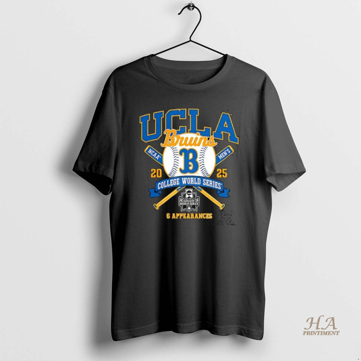 Official Ucla Bruins Ucla Appearances College World Series 2025 Logo Shirt Hoodie Sweatshirt | PurePodTees.com
