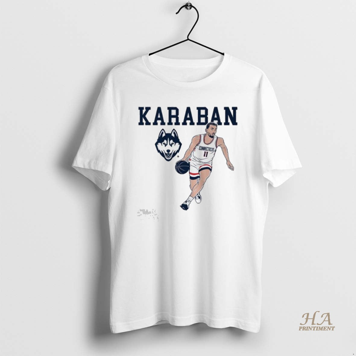 Official Uconn Basketball Alex Karaban Name Pose Shirt Hoodie Sweatshirt | PurePodTees.com