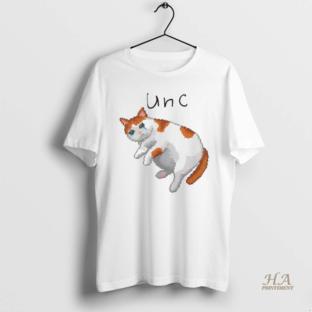Official Unc Pixelated Cat Meme Shirt Hoodie Sweatshirt | PurePodTees.com