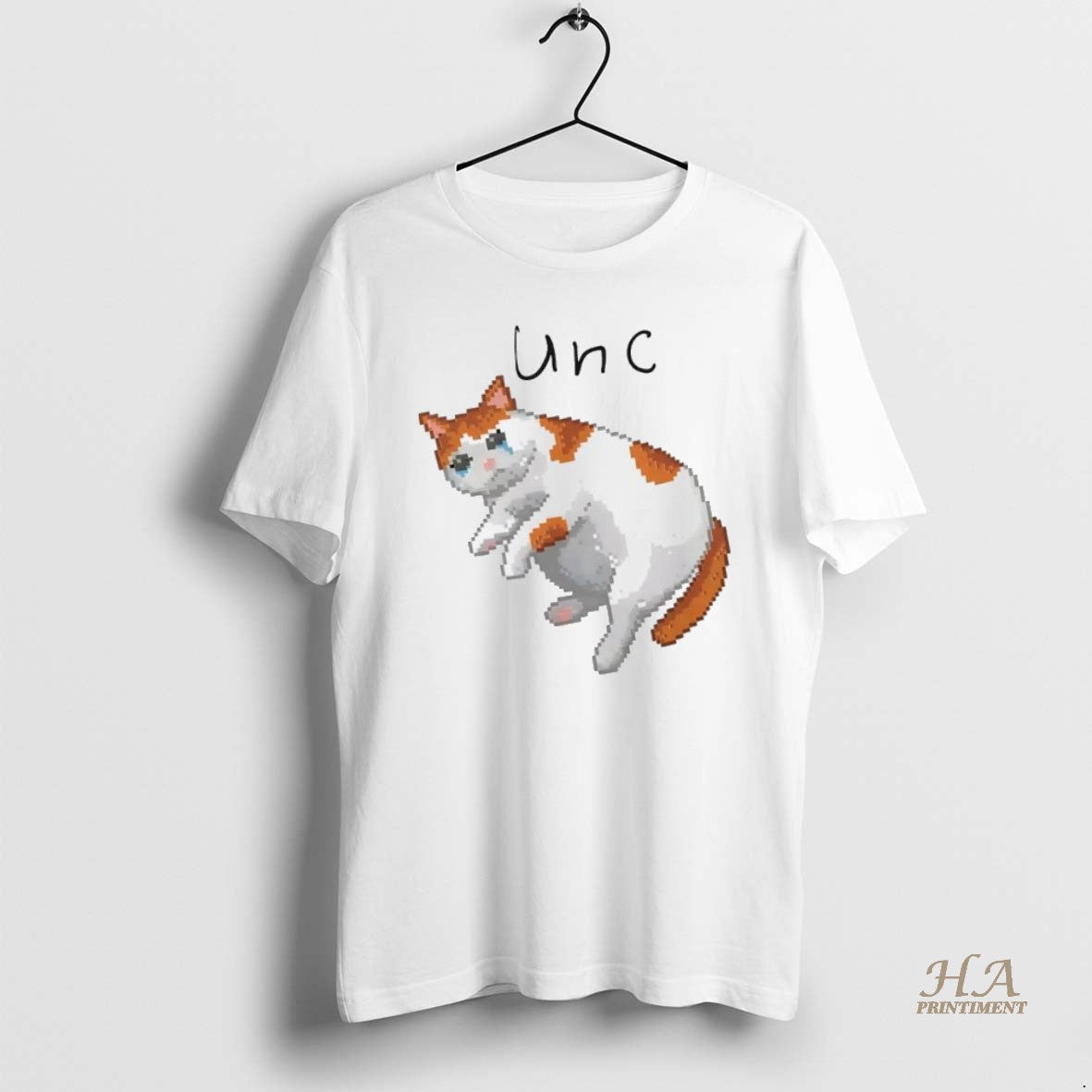 Official Unc Pixelated Cat Meme Shirt Hoodie Sweatshirt | PurePodTees.com
