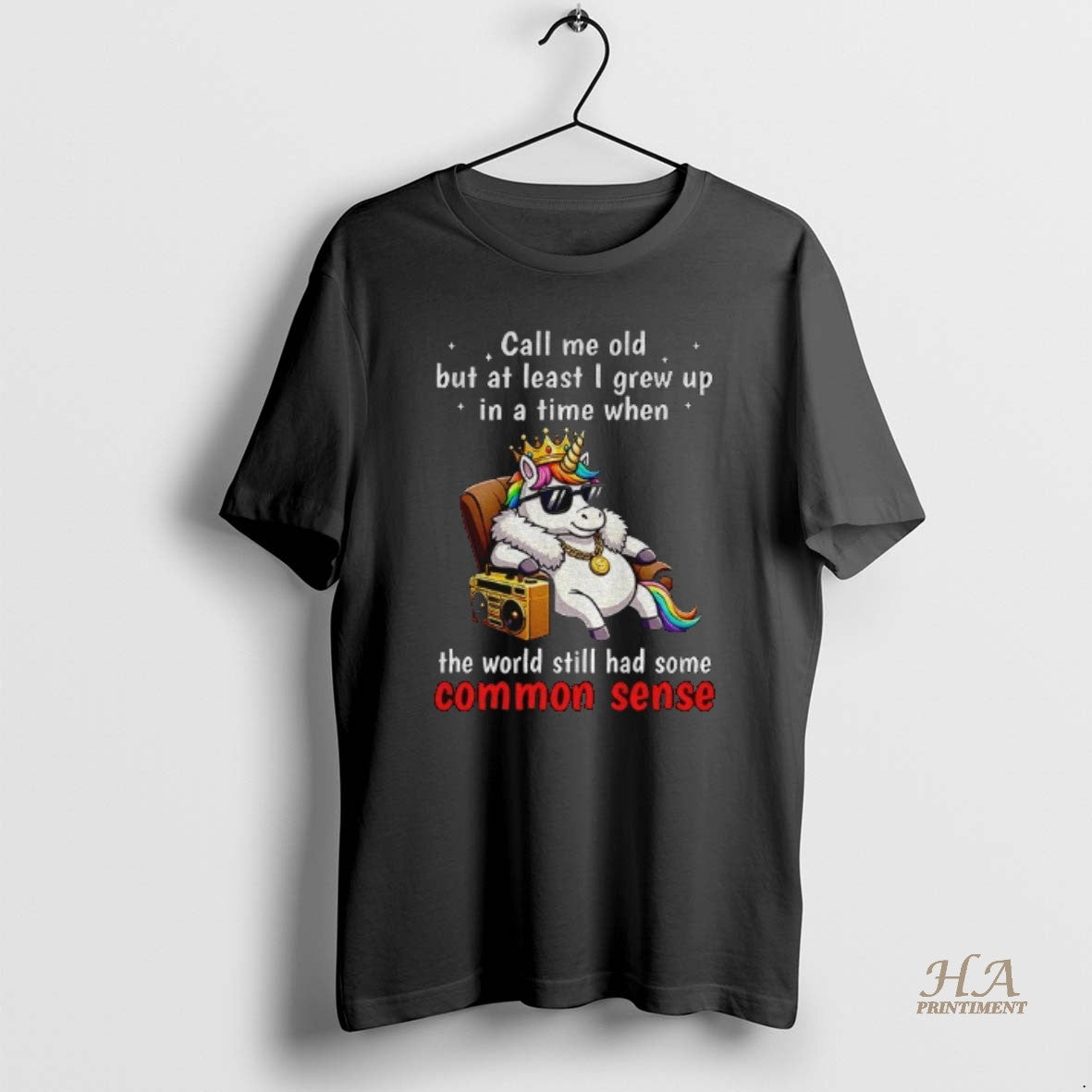 Official Unicorn Call Me Old But At Least I Grew Up Inatimewhen The World Still Shirt Hoodie Sweatshirt | PurePodTees.com